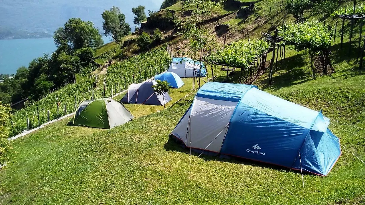 Camping Colle Vento Hotel Domaso Campsite